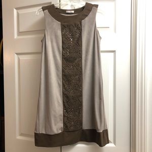 Promod faux suede dress